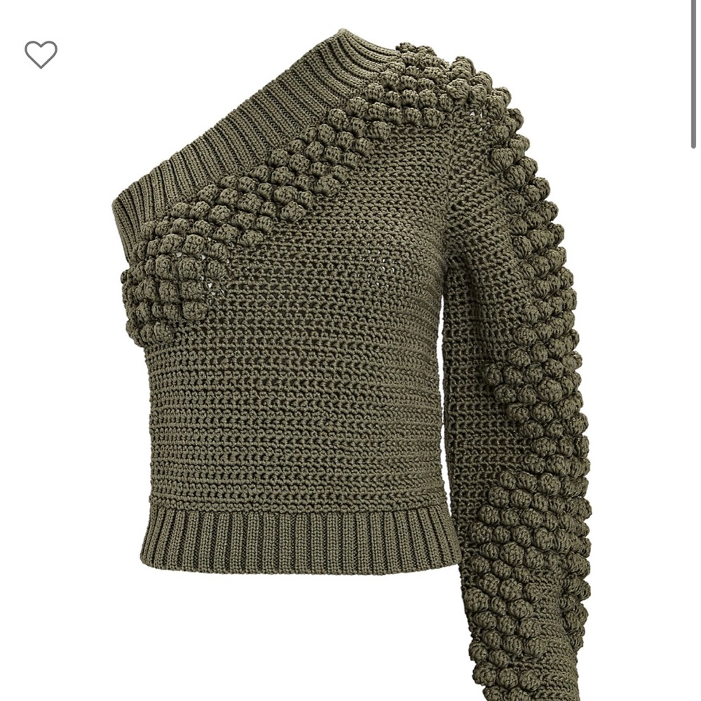 Helmet lang one shoulder shirt
